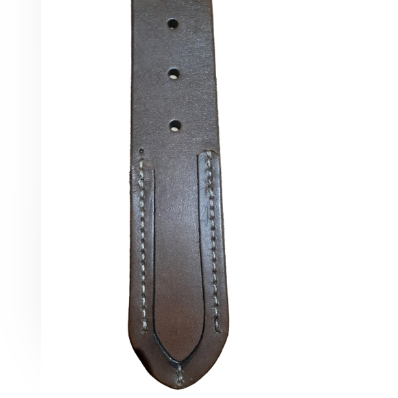 Levi Strauss Signature Men's Size 42/44 Brown Leather Belt - Picture 5 of 10